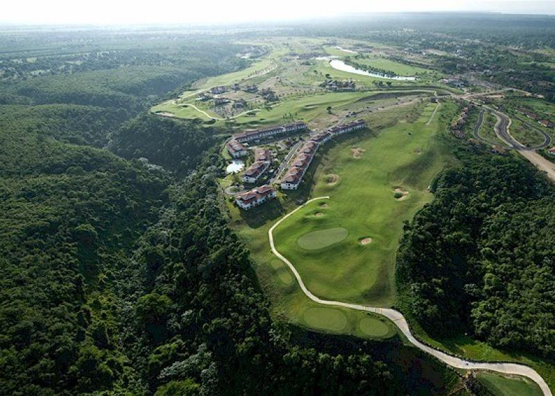 La Estancia Golf seen from above