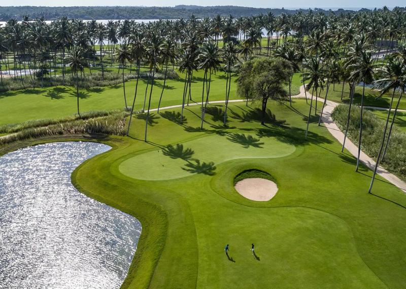 Shangri-La golf course aerial view