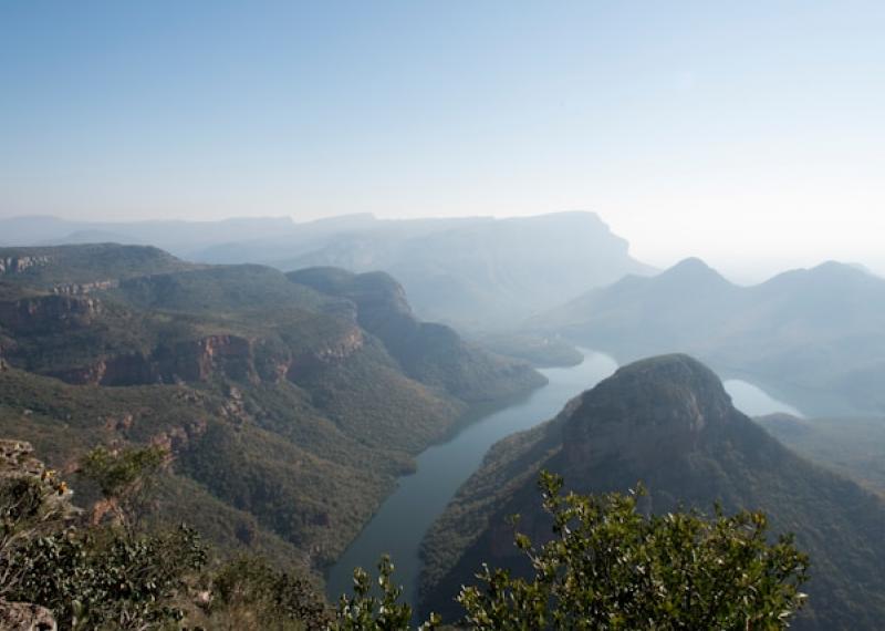 Blyde River Canyon vista fiume