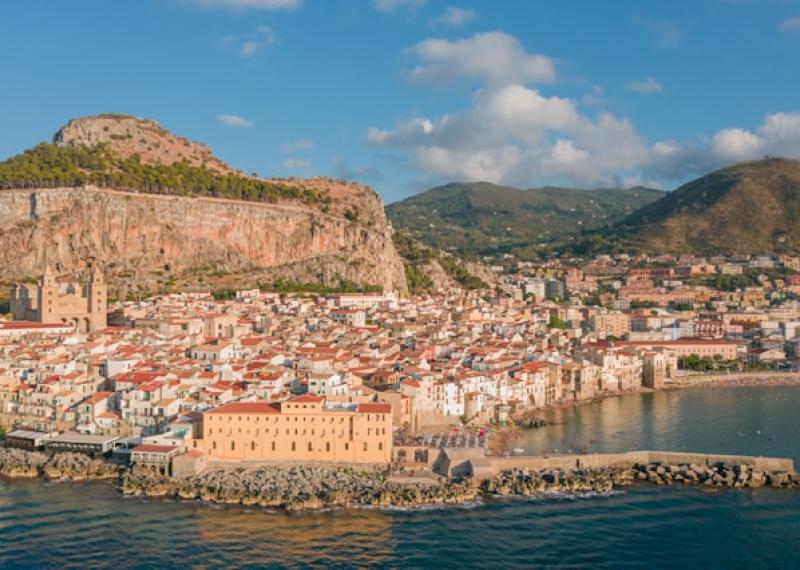 Palermo seen from the sea